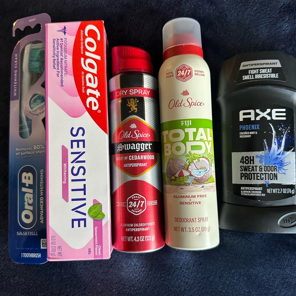 Men’s self care Bundle sOld Spice Swagger & Fiji Body Spray Duo with more  #E